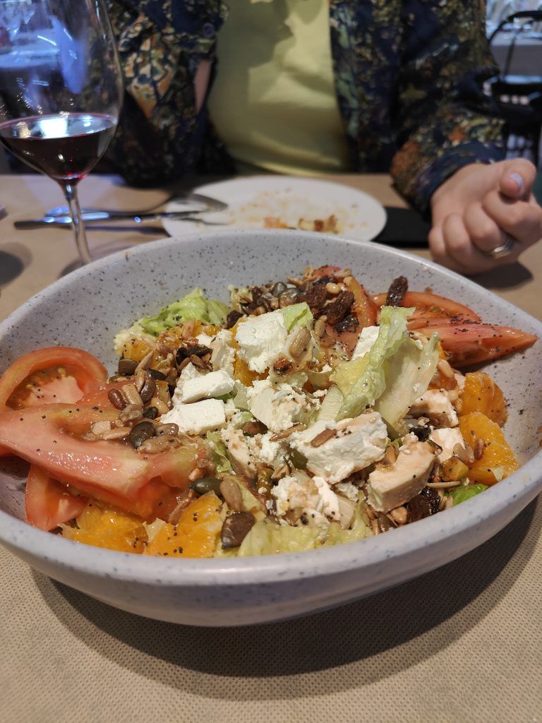 Ensalada César en el Cantero